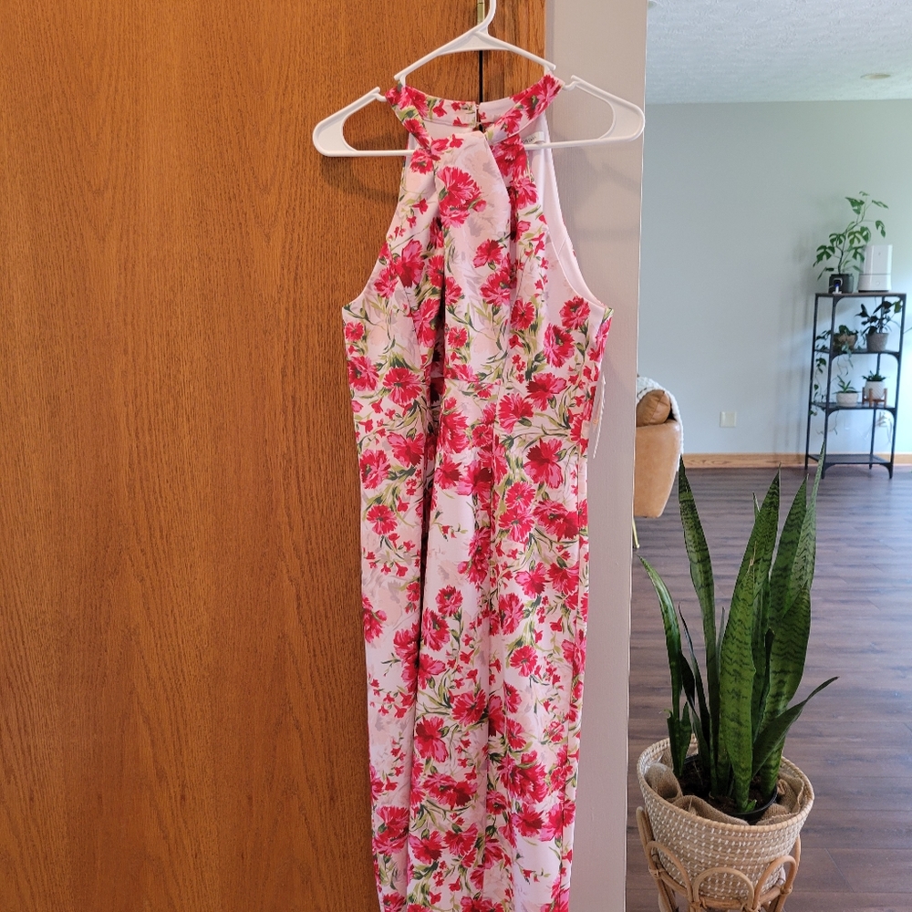 Julia Jordan - Pink Floral Dress, Size 8